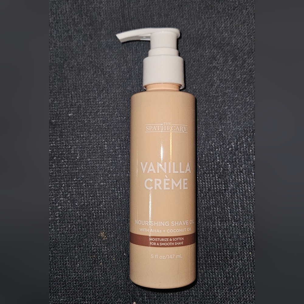 The Spathecary Vanilla Crème Nourishing Shave Oil 5fl Oz BNIB